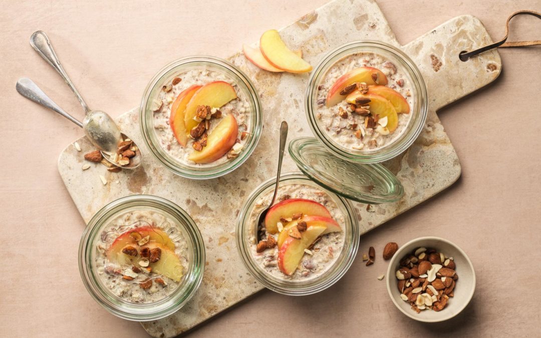 Bircher müseli aux pommes et amandes