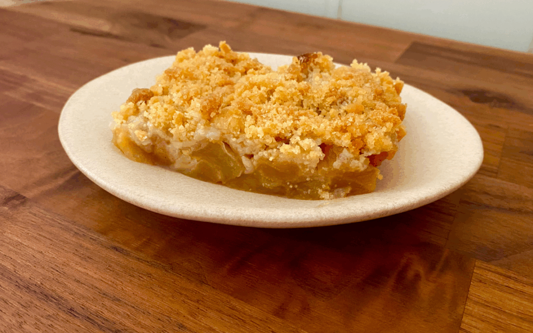 Crumble aux pommes du Chat qui Tousse