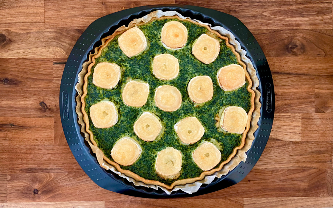 Quiche aux épinards et chèvre