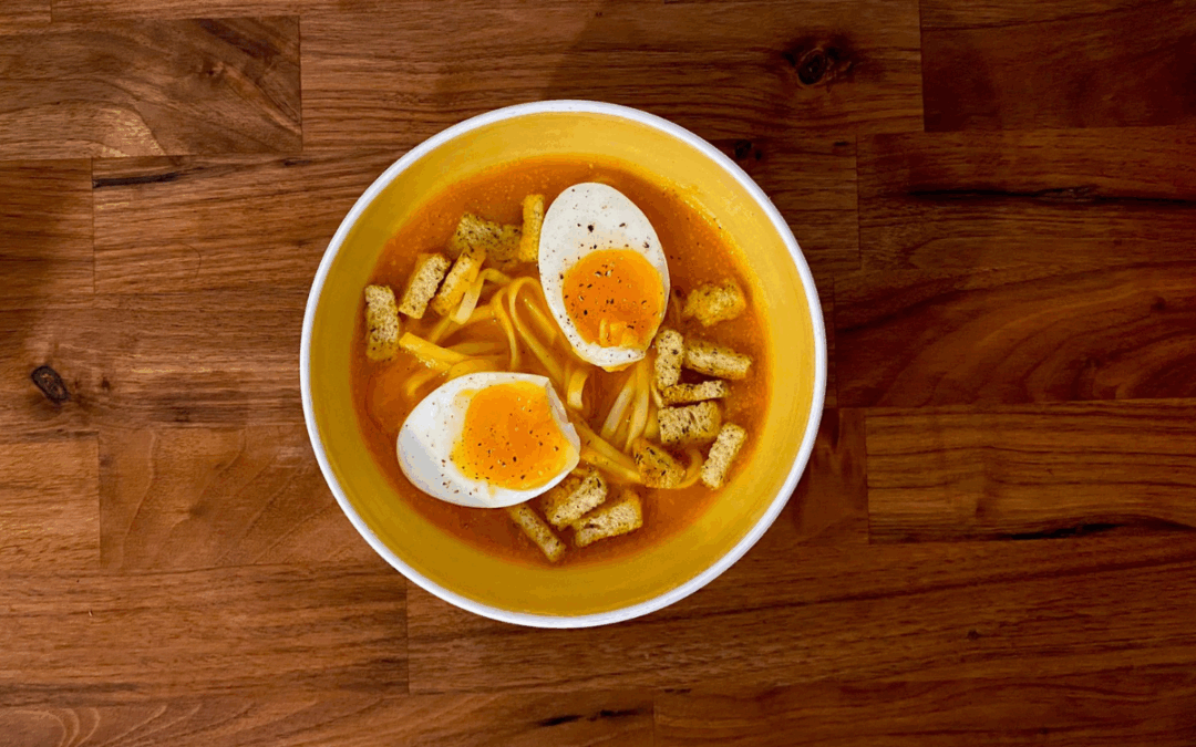 Soupe aux nouilles et carottes